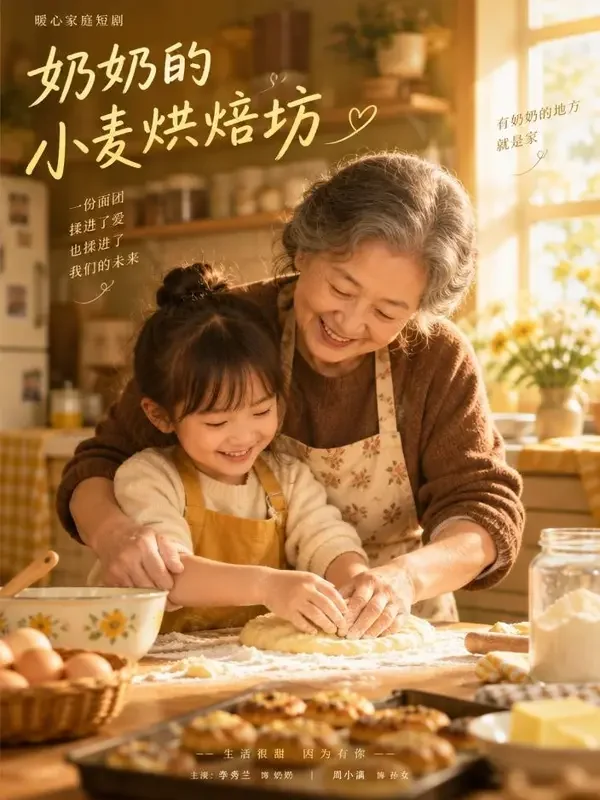麦香满屋的温柔时光 封面 - 漫剧AI