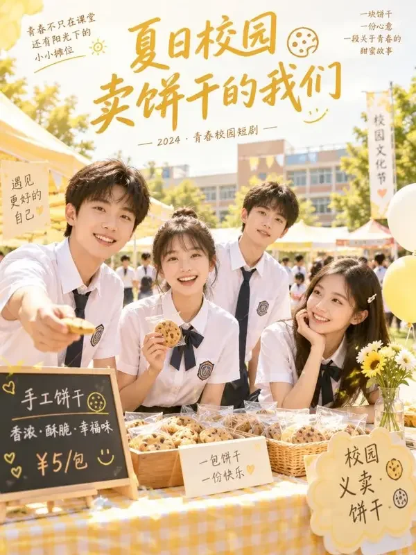 校园饼干社的夏天 封面 - 漫剧AI