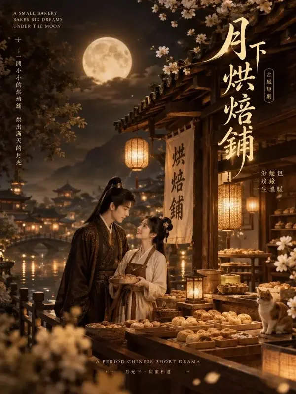 月下烘焙坊 封面 - 漫剧AI
