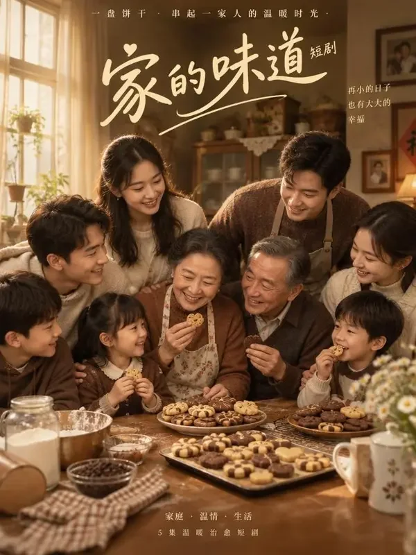 饼干家族的秘密 封面 - 漫剧AI