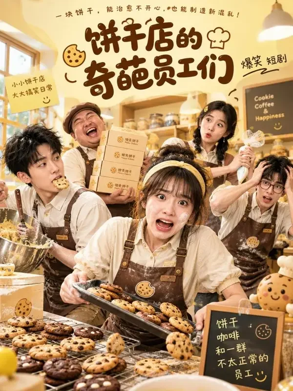 笑翻饼干店 封面 - 漫剧AI